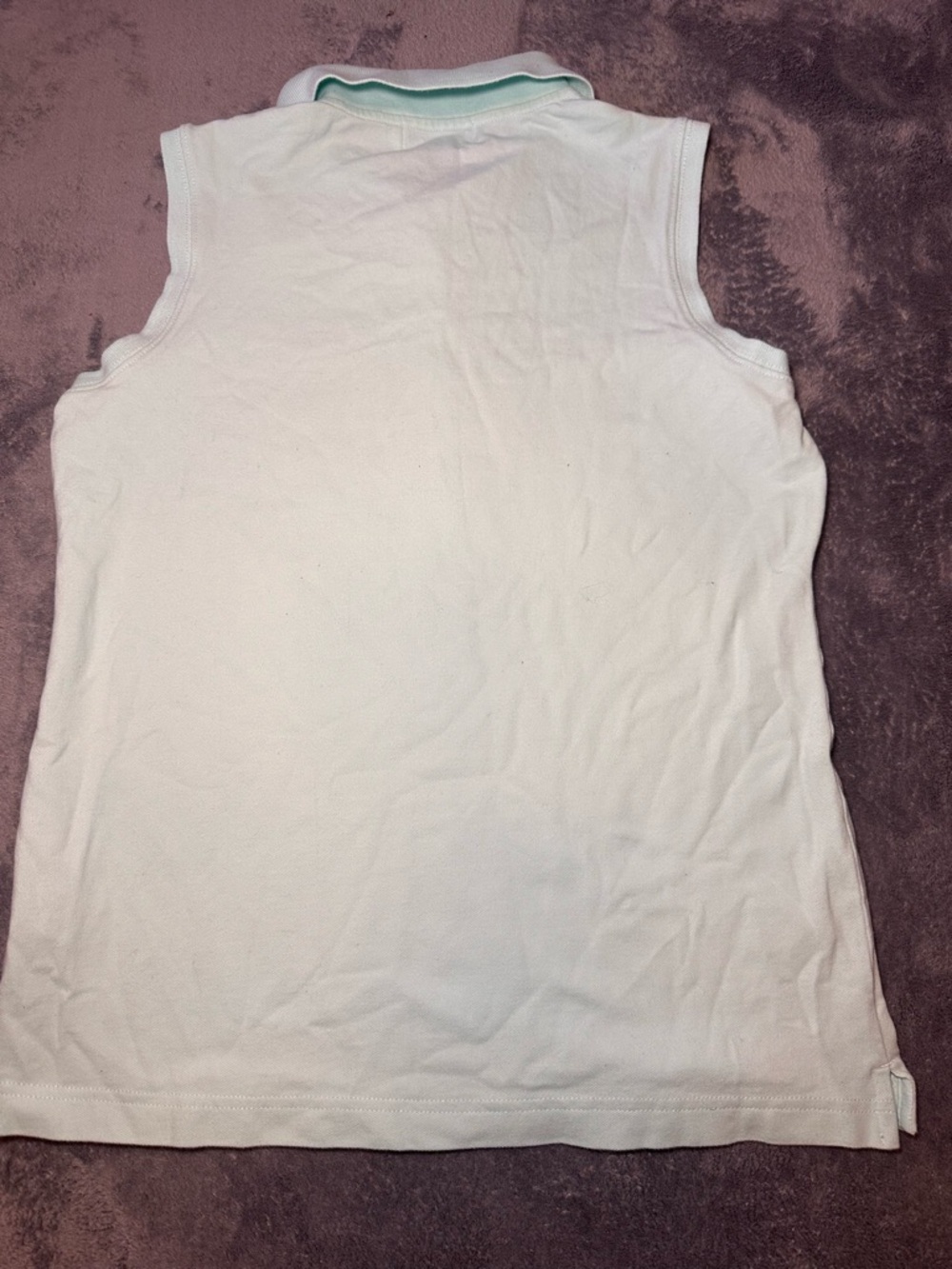 Vineyard Vines Sleeveless Polo Tank - Pale Aqua - Picture 2 of 3
